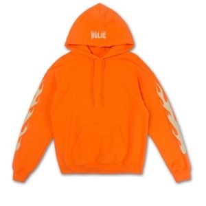 AUTHENTIC KYLIE JENNER ORANGE FLAME HOODIE